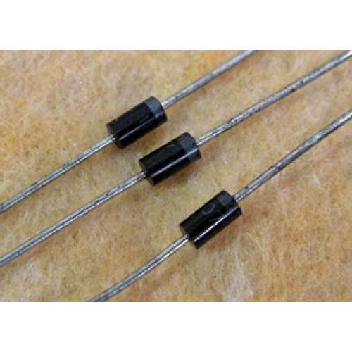 1N4007, 1A 1000V silicon diode rectifier, each